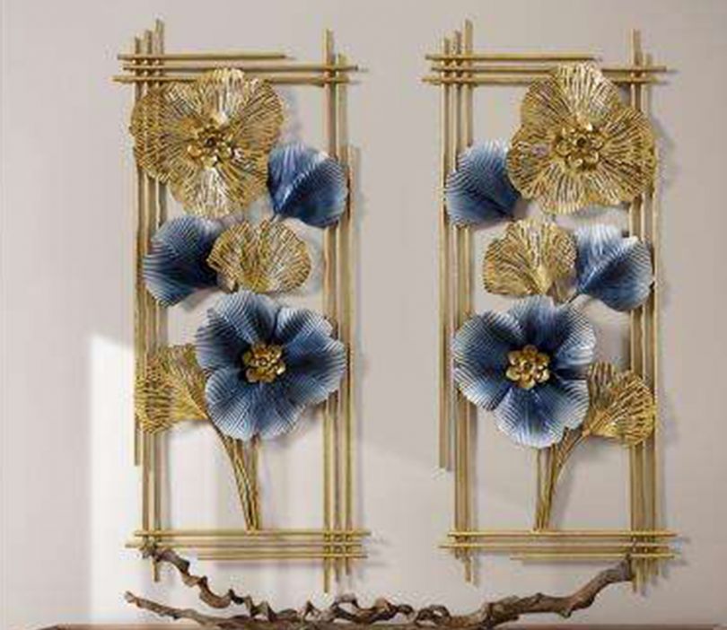 Twin Frames Metal Wall Art