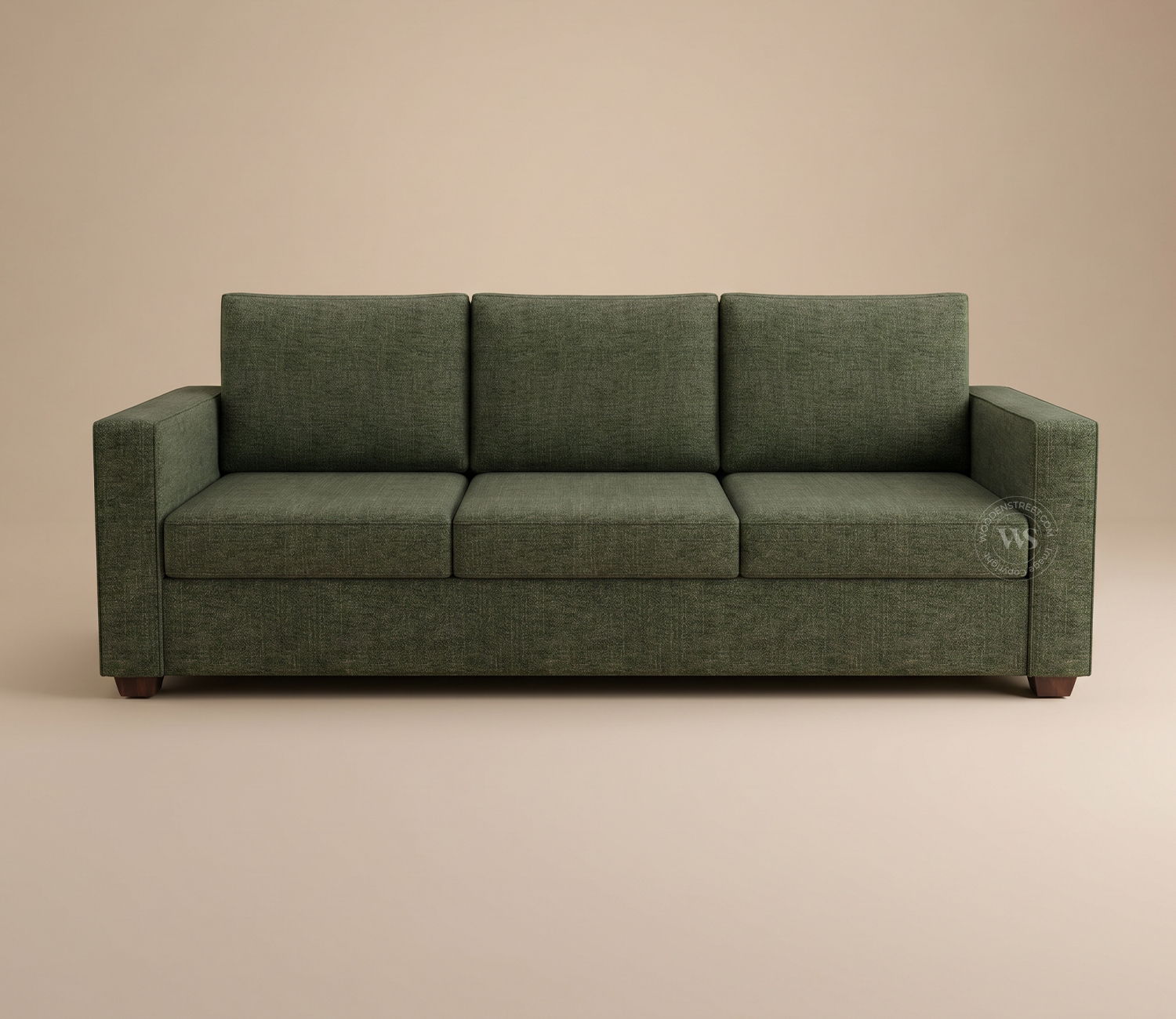 Albus 3+1+1 Seater Fabric Sofa Set (Sage Green)