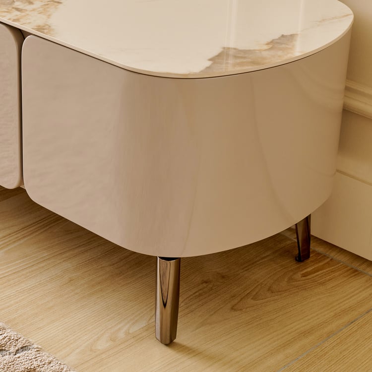 Gilly Sintered Stone Top TV Unit - Beige